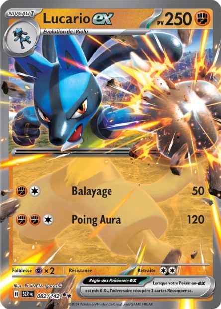 Lucario ex - 082/142 - Pokémon - Couronne Stellaire