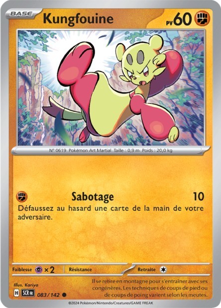 Kungfouine - 083/142 - Pokémon - Couronne Stellaire