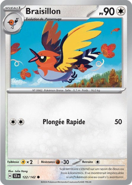 Braisillon - 122/142 - Pokémon - Couronne Stellaire