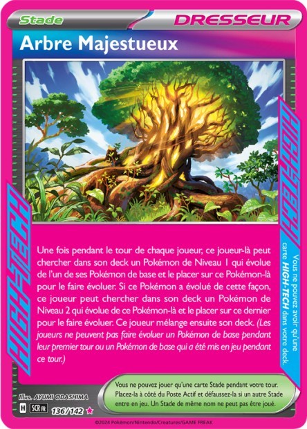 Arbre Majestueux - 136/142 - Pokémon - Couronne Stellaire