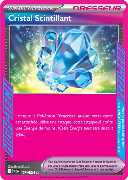 Cristal Scintillant - 142/142 - Pokémon - Couronne Stellaire