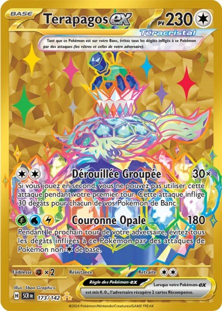 Terapagos ex - 173/142 - Pokémon - Couronne Stellaire