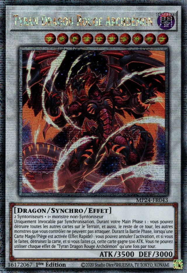 Tyran Dragon Rouge Archdémon - MP24-FR043