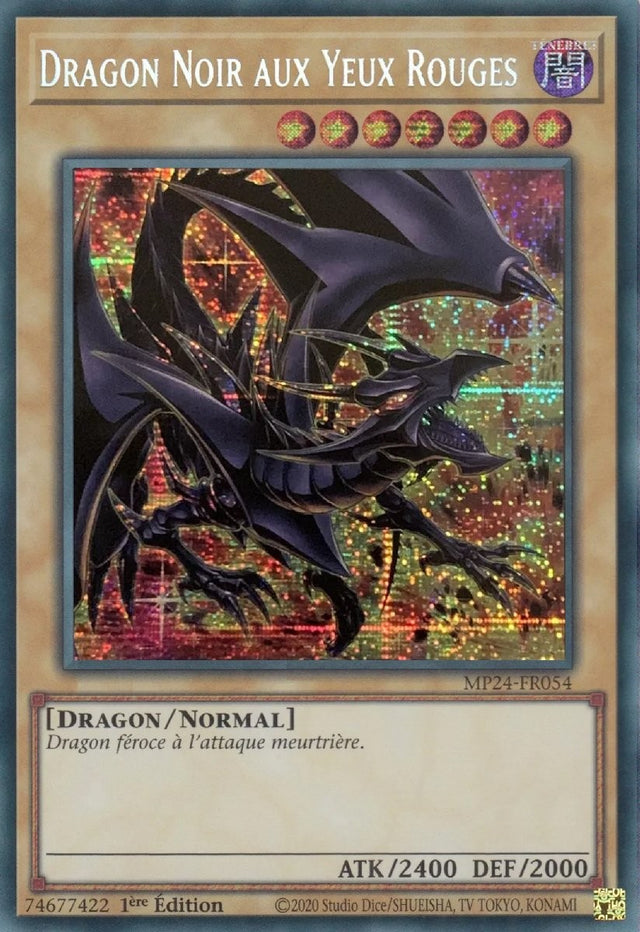 Dragon Noir aux Yeux Rouges - MP24-FR054