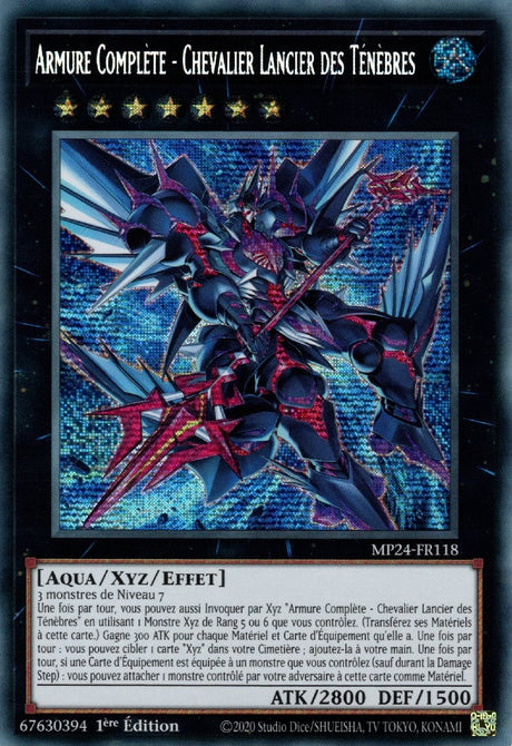 Armure Complète - Chevalier Lancier des Ténèbres - MP24-FR118