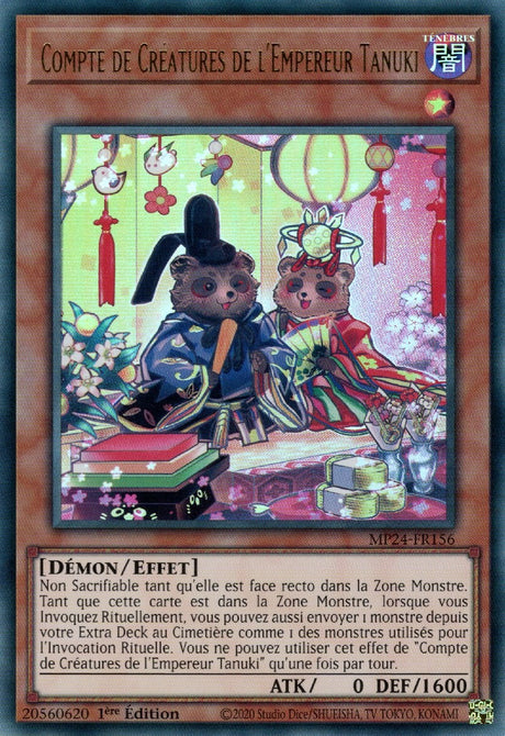 Compte de Créatures de l'Empereur Tanuki - MP24-FR156