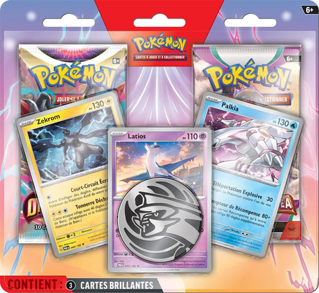 Pokémon - Pack de 2 Boosters Octobre 2024 : Latios, Zekrom et Palkia