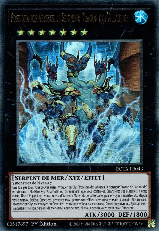 Poseidra des Abysses, le Seigneur Dragon de l'Atlantide - ROTA-FR043