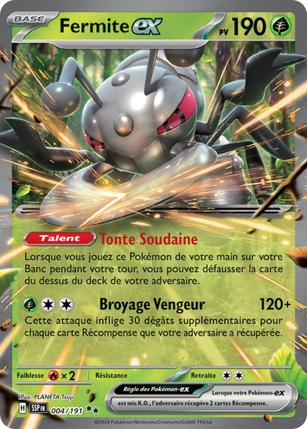 Fermite ex (SSP 004/191) - Carte Pokémon Étincelles Déferlantes EV08