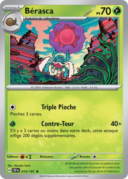 Bérasca (SSP 014/191) - Carte Pokémon Étincelles Déferlantes EV08