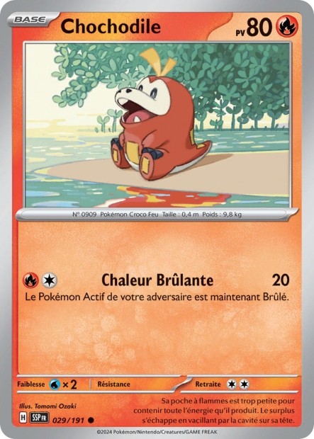 Chochodile (SSP 029/191) - Carte Pokémon Étincelles Déferlantes EV08