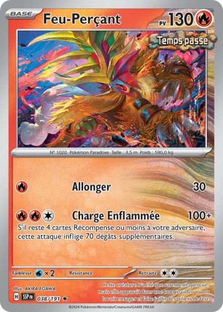 Feu-Perçant (SSP 038/191) - Carte Pokémon Étincelles Déferlantes EV08