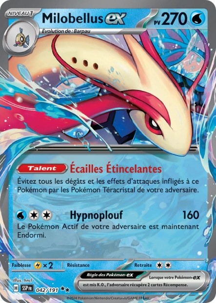 Milobellus ex (SSP 042/191) - Carte Pokémon Étincelles Déferlantes EV08