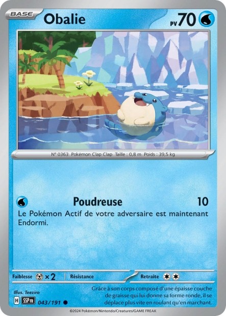 Obalie (SSP 043/191) - Carte Pokémon Étincelles Déferlantes EV08