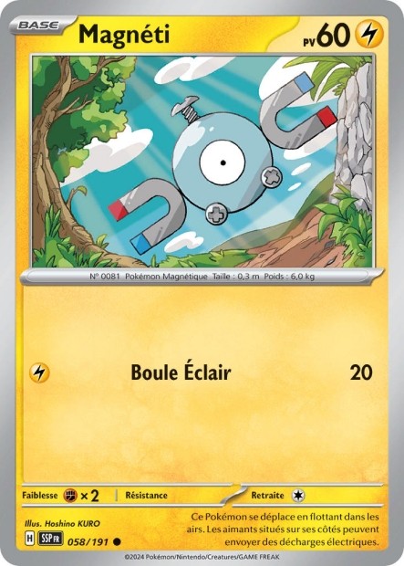 Magnéti (SSP 058/191) - Carte Pokémon Étincelles Déferlantes EV08