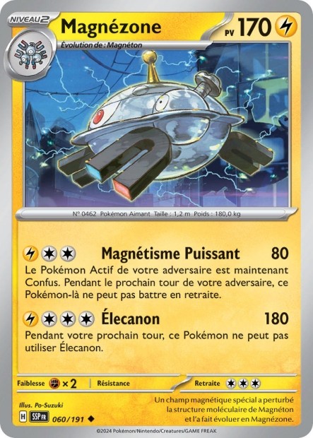 Magnézone (SSP 060/191) - Carte Pokémon Étincelles Déferlantes EV08