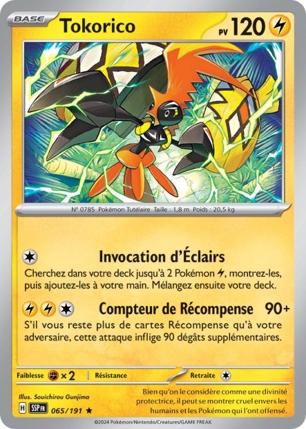 Tokorico (SSP 065/191) - Carte Pokémon Étincelles Déferlantes EV08