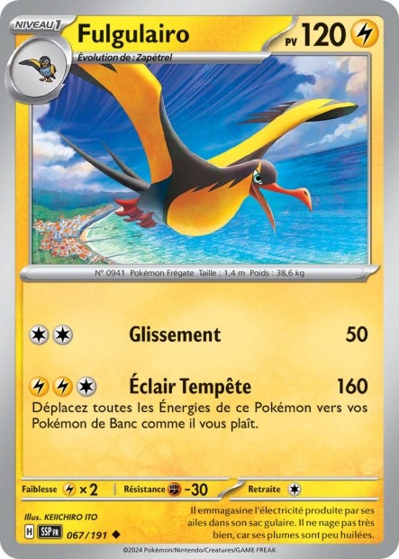 Fulgulairo (SSP 067/191) - Carte Pokémon Étincelles Déferlantes EV08