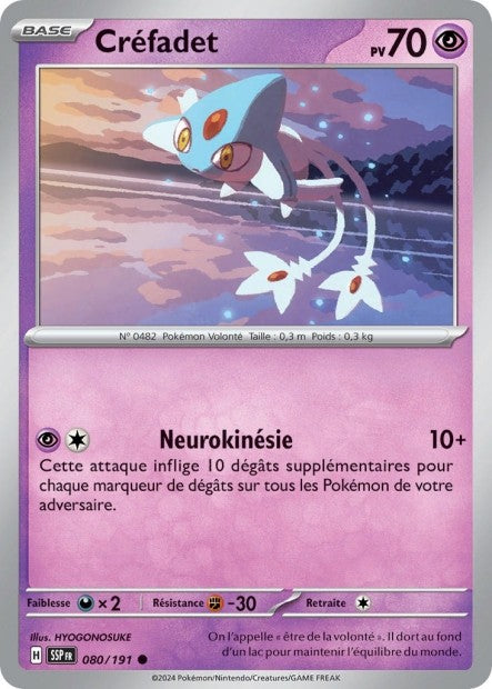 Créfadet (SSP 080/191) - Carte Pokémon Étincelles Déferlantes EV08