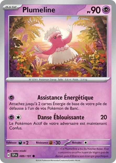 Plumeline (SSP 089/191) - Carte Pokémon Étincelles Déferlantes EV08