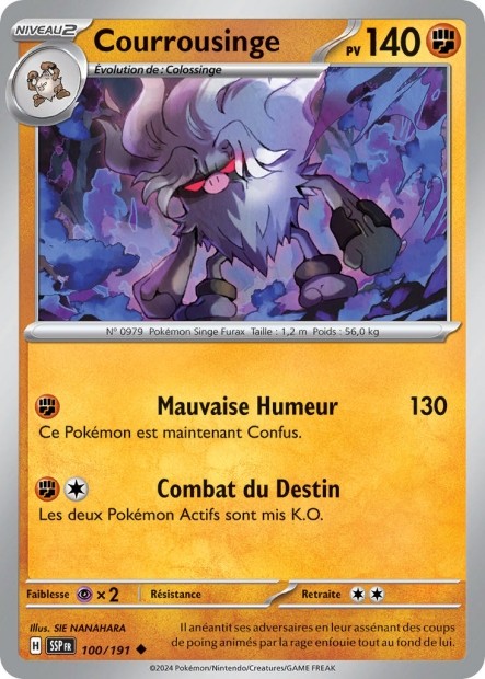 Courrousinge (SSP 100/191) - Carte Pokémon Étincelles Déferlantes EV08