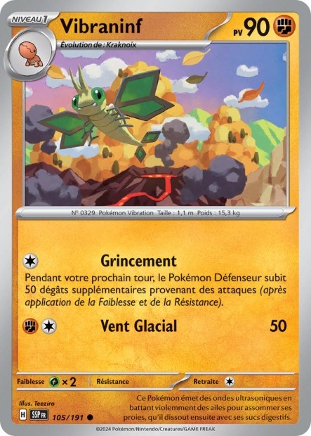 Vibraninf (SSP 105/191) - Carte Pokémon Étincelles Déferlantes EV08