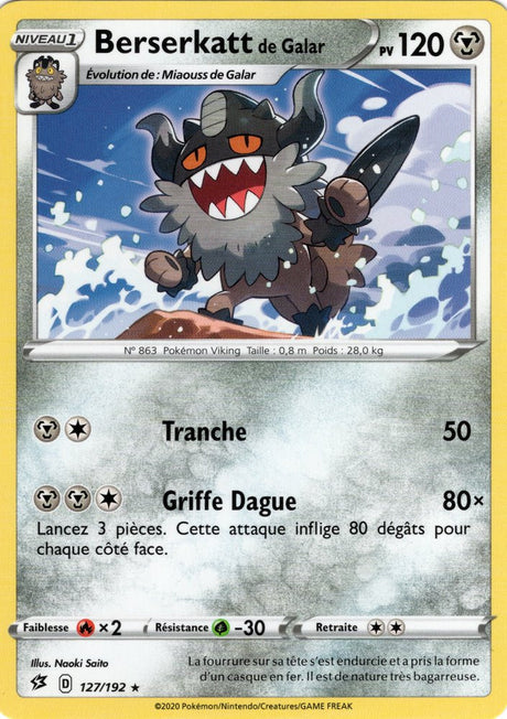 SWSH02_127/192 Berserkatt de Galar