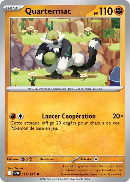 Quartermac (SSP 111/191) - Carte Pokémon Étincelles Déferlantes EV08