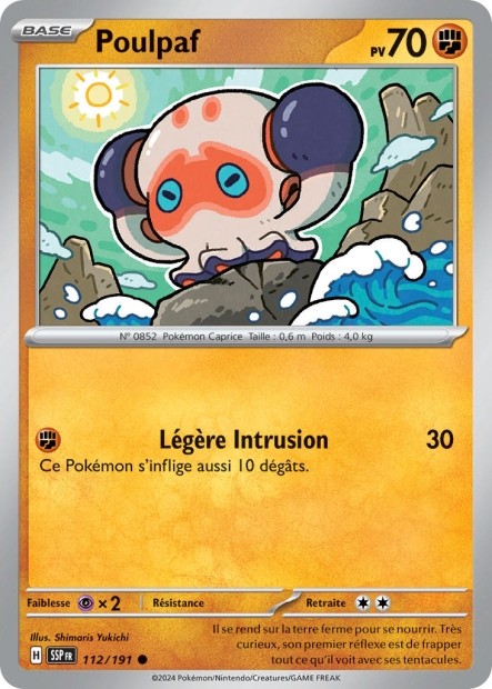 Poulpaf (SSP 112/191) - Carte Pokémon Étincelles Déferlantes EV08