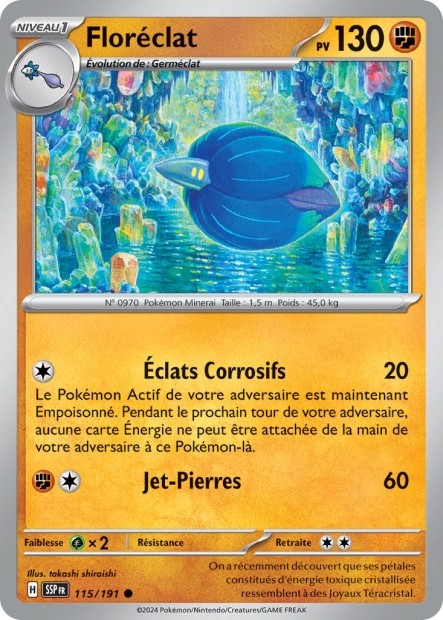Floréclat (SSP 115/191) - Carte Pokémon Étincelles Déferlantes EV08