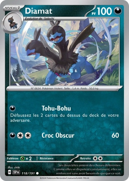 Diamat (SSP 118/191) - Carte Pokémon Étincelles Déferlantes EV08