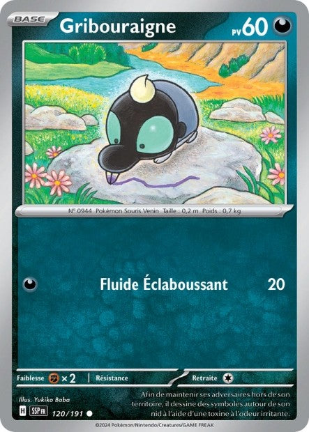 Gribouraigne (SSP 120/191) - Carte Pokémon Étincelles Déferlantes EV08