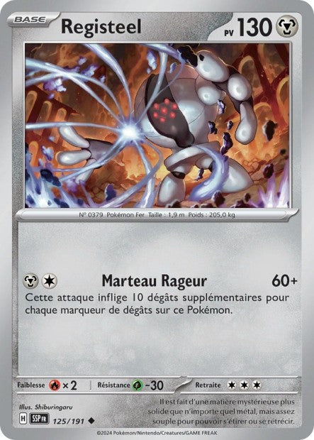 Registeel (SSP 125/191) - Carte Pokémon Étincelles Déferlantes EV08