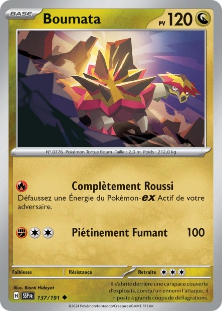 Boumata (SSP 137/191) - Carte Pokémon Étincelles Déferlantes EV08
