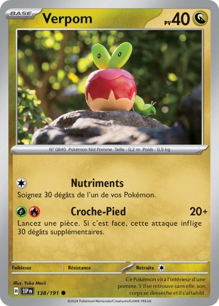 Verpom (SSP 138/191) - Carte Pokémon Étincelles Déferlantes EV08