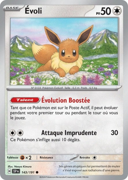 Évoli (SSP 143/191) - Carte Pokémon Étincelles Déferlantes EV08
