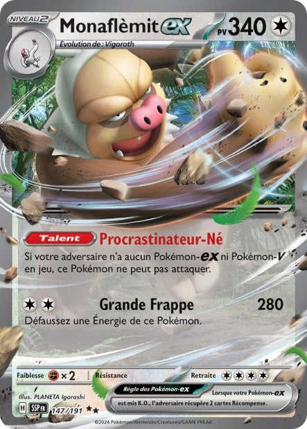 Monaflèmit ex (SSP 147/191) - Carte Pokémon Étincelles Déferlantes EV08