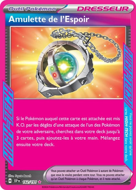 Amulette de l'Espoir (SSP 162/191) - Carte Pokémon Étincelles Déferlantes EV08