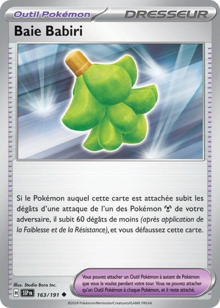 Baie Babiri (SSP 163/191) - Carte Pokémon Étincelles Déferlantes EV08