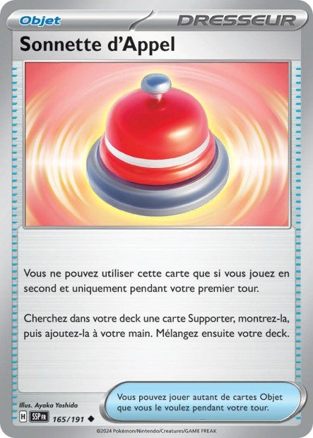 Sonnette d'Appel (SSP 165/191) - Carte Pokémon Étincelles Déferlantes EV08