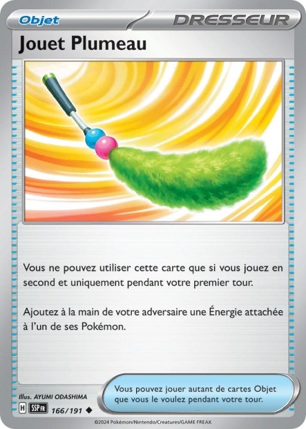 Jouet Plumeau (SSP 166/191) - Carte Pokémon Étincelles Déferlantes EV08