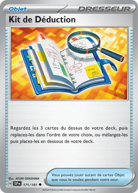 Kit de Déduction (SSP 171/191) - Carte Pokémon Étincelles Déferlantes EV08