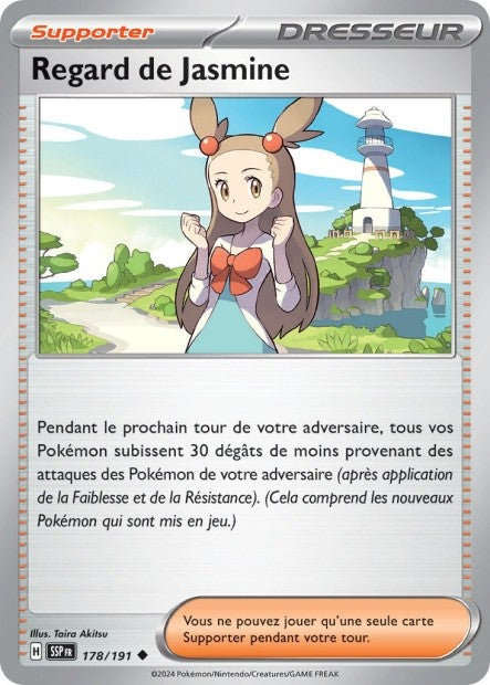 Regard de Jasmine (SSP 178/191) - Carte Pokémon Étincelles Déferlantes EV08