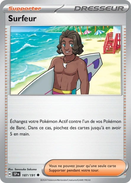 Surfeur (SSP 187/191) - Carte Pokémon Étincelles Déferlantes EV08