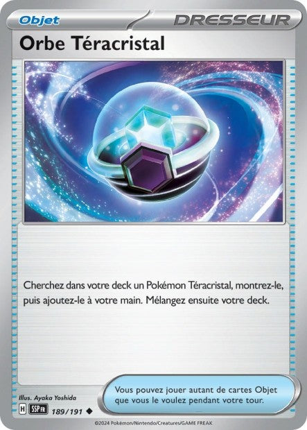 Orbe Téracristal (SSP 189/191) - Carte Pokémon Étincelles Déferlantes EV08