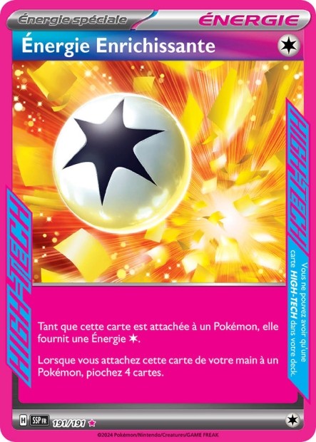 Énergie Enrichissante (SSP 191/191) - Carte Pokémon Étincelles Déferlantes EV08