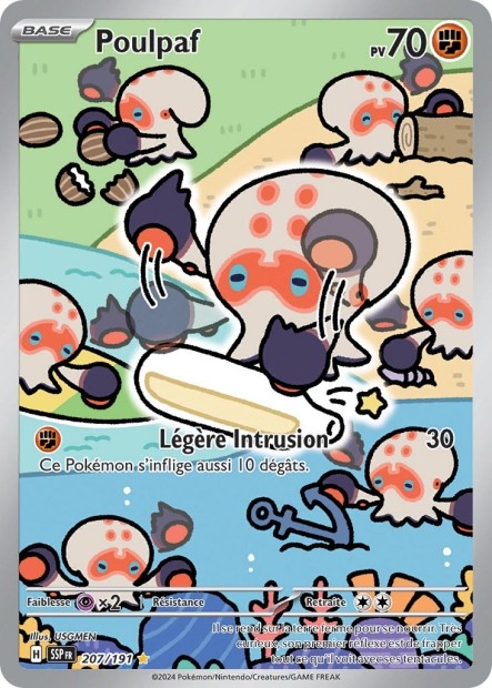 Poulpaf (SSP 207/191) - Carte Pokémon Étincelles Déferlantes EV08