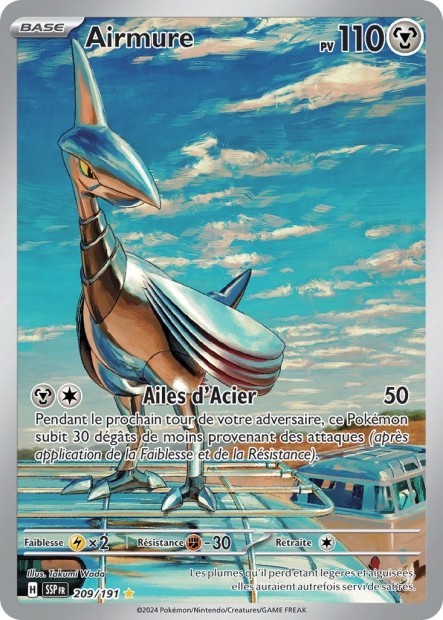 Airmure (SSP 209/191) - Carte Pokémon Étincelles Déferlantes EV08