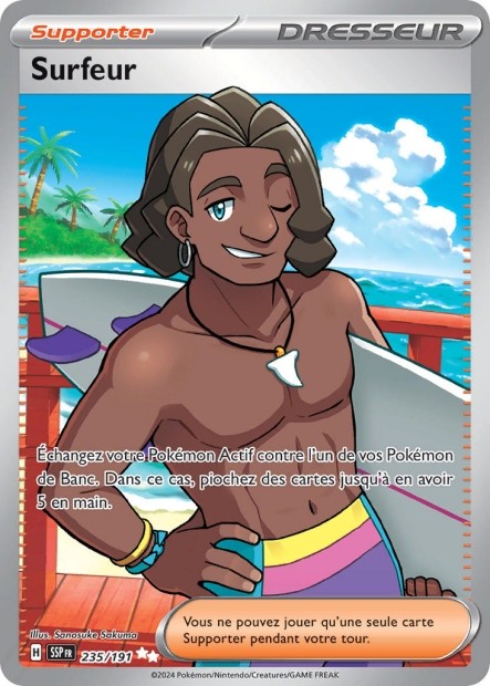 Surfeur (SSP 235/191) - Carte Pokémon Étincelles Déferlantes EV08