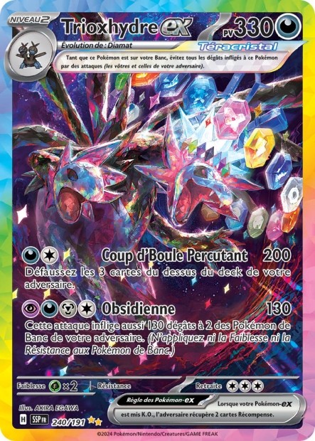 Trioxhydre ex (SSP 240/191) - Carte Pokémon Étincelles Déferlantes EV08